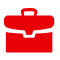 Icon illustration of a briefcase