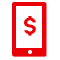 Icon illustration of a smartphone